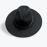 WIDE BRIM WOOL FEDORA