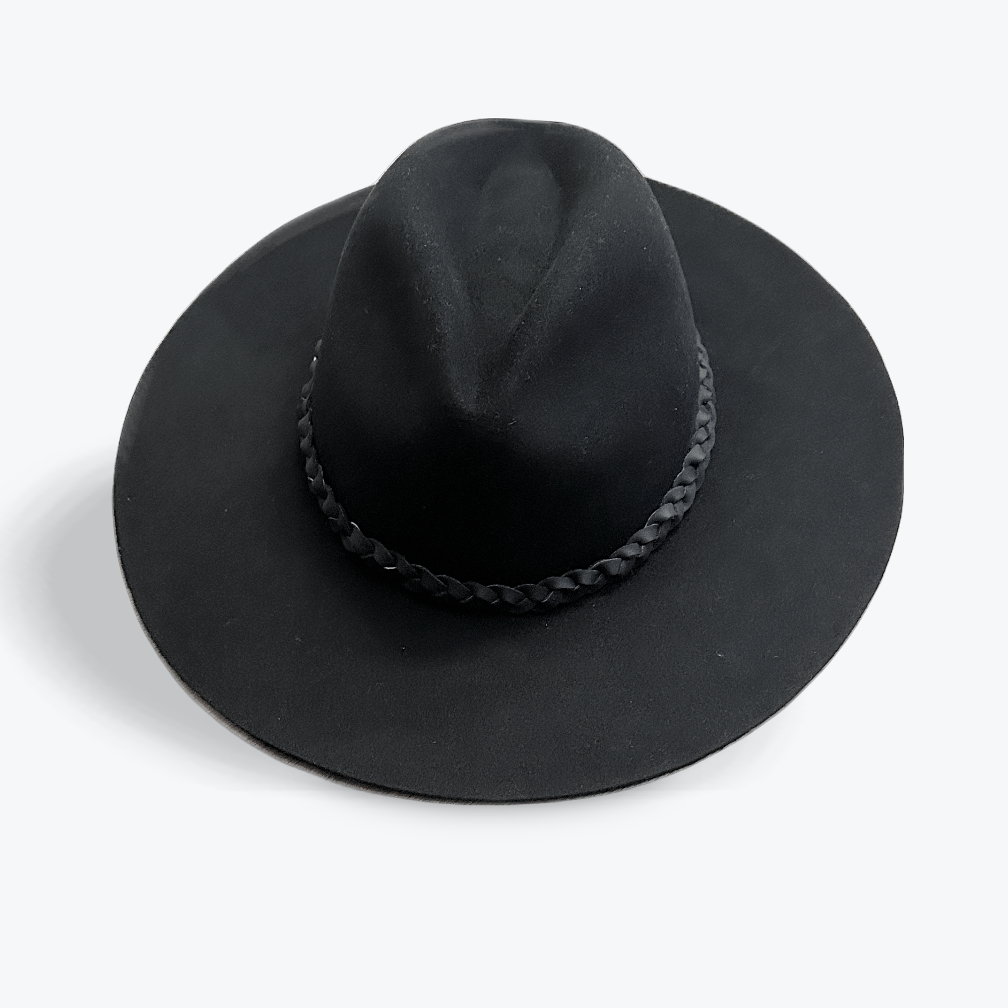 WIDE BRIM WOOL FEDORA