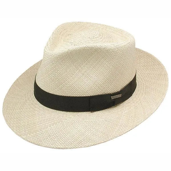 Stetson Retro - Panama Straw Fedora Hat