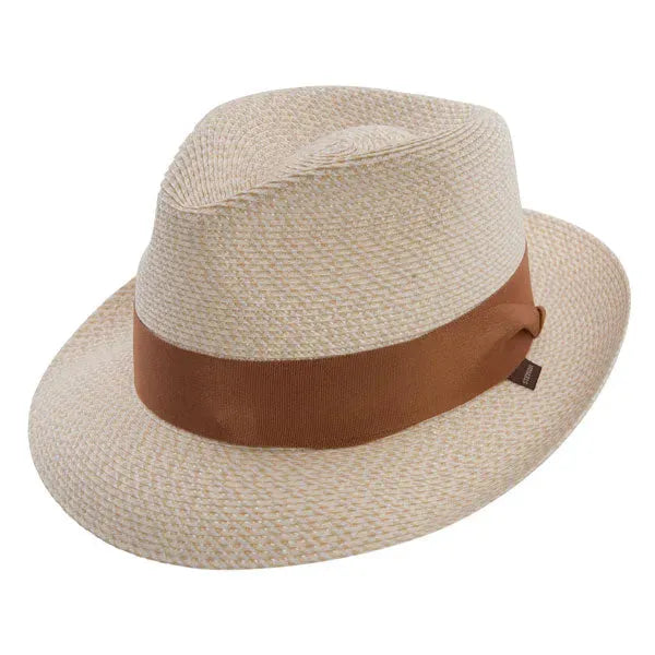 Stetson Whitehall - Straw Fedora Hat (Closeout)