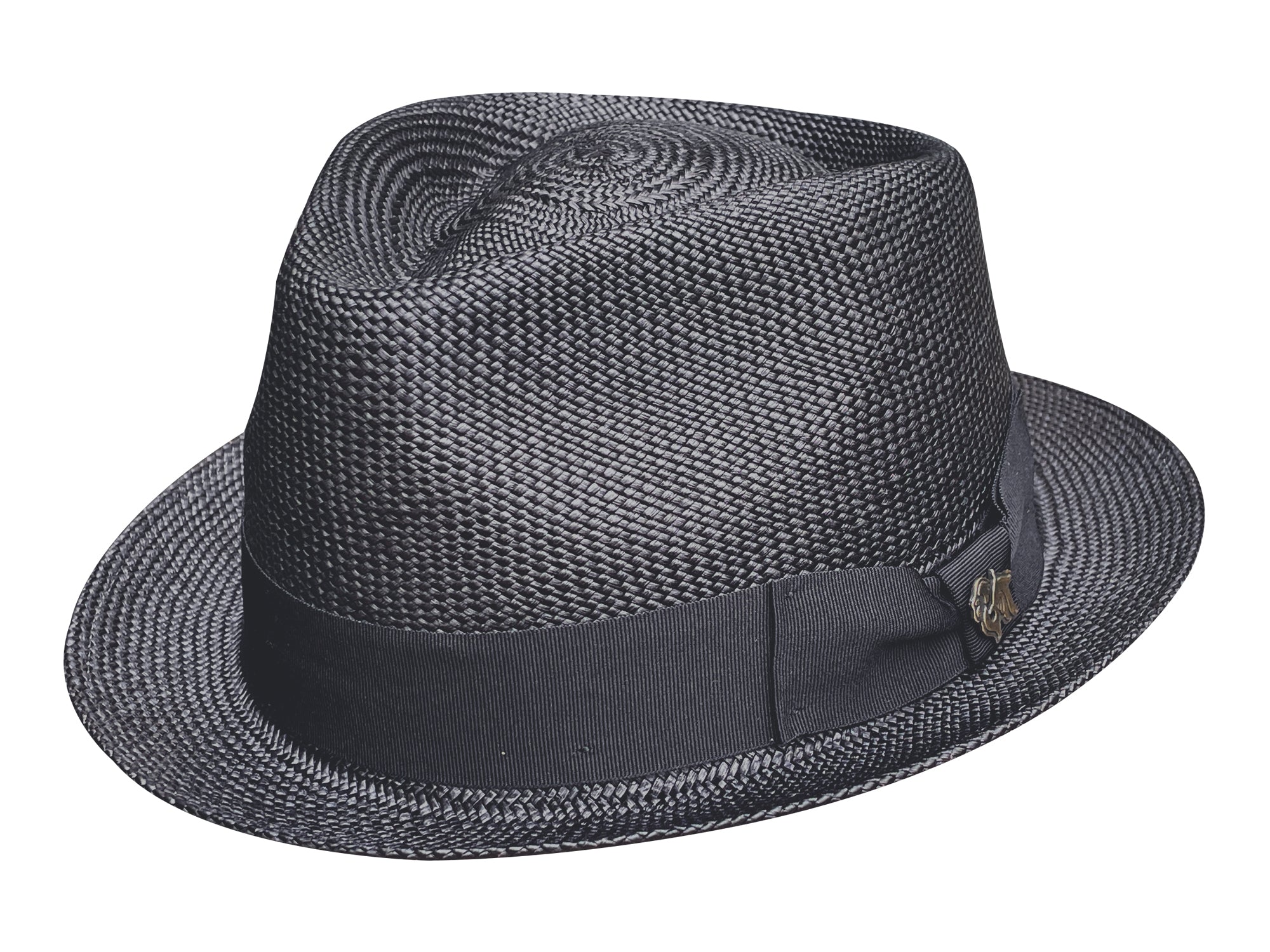 帽子 BIGALlI PANAMA STRAW BOSTON TRILBY HAT Boston Trilby Panama Hat - Handwoven – SB Hats - Senor Brims