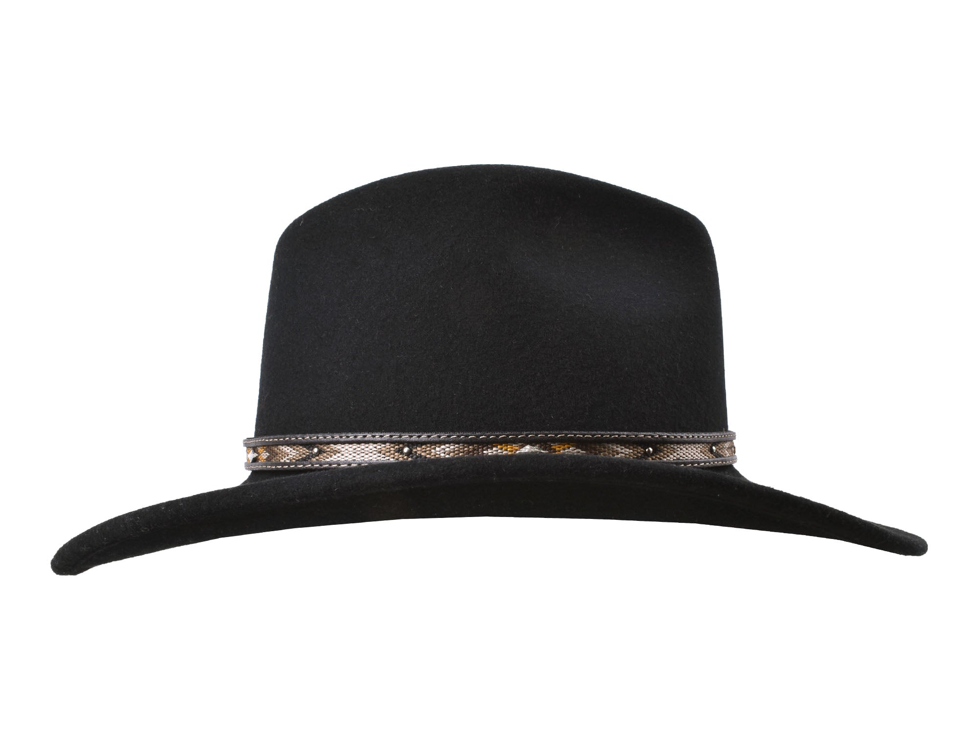 Coltrane Wool Felt Fedora. Wide Brim