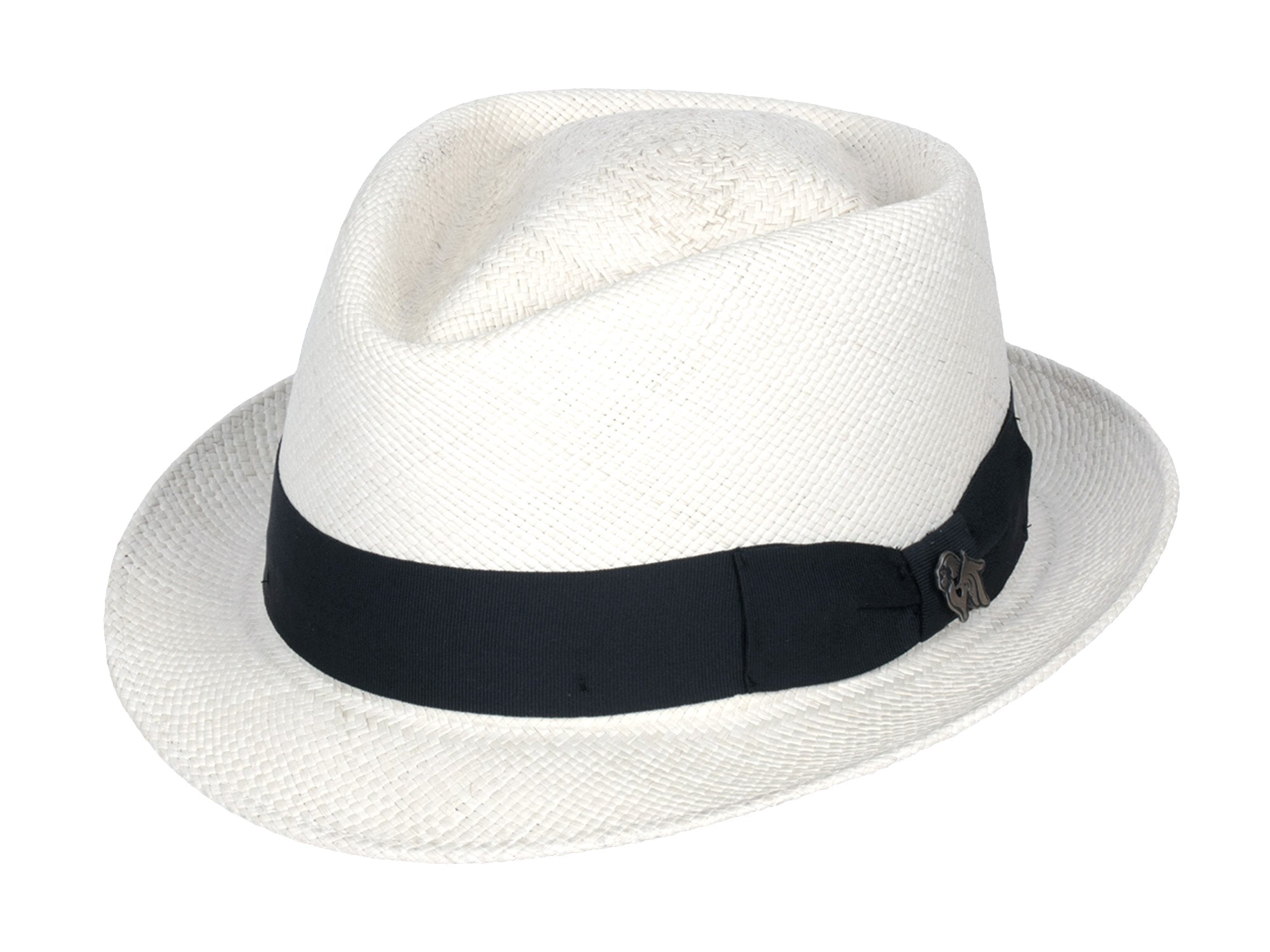 Diamond Trilby Panama Hat - Handwoven