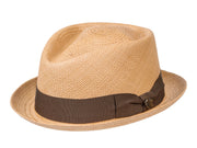 Diamond Trilby Panama Hat - Handwoven