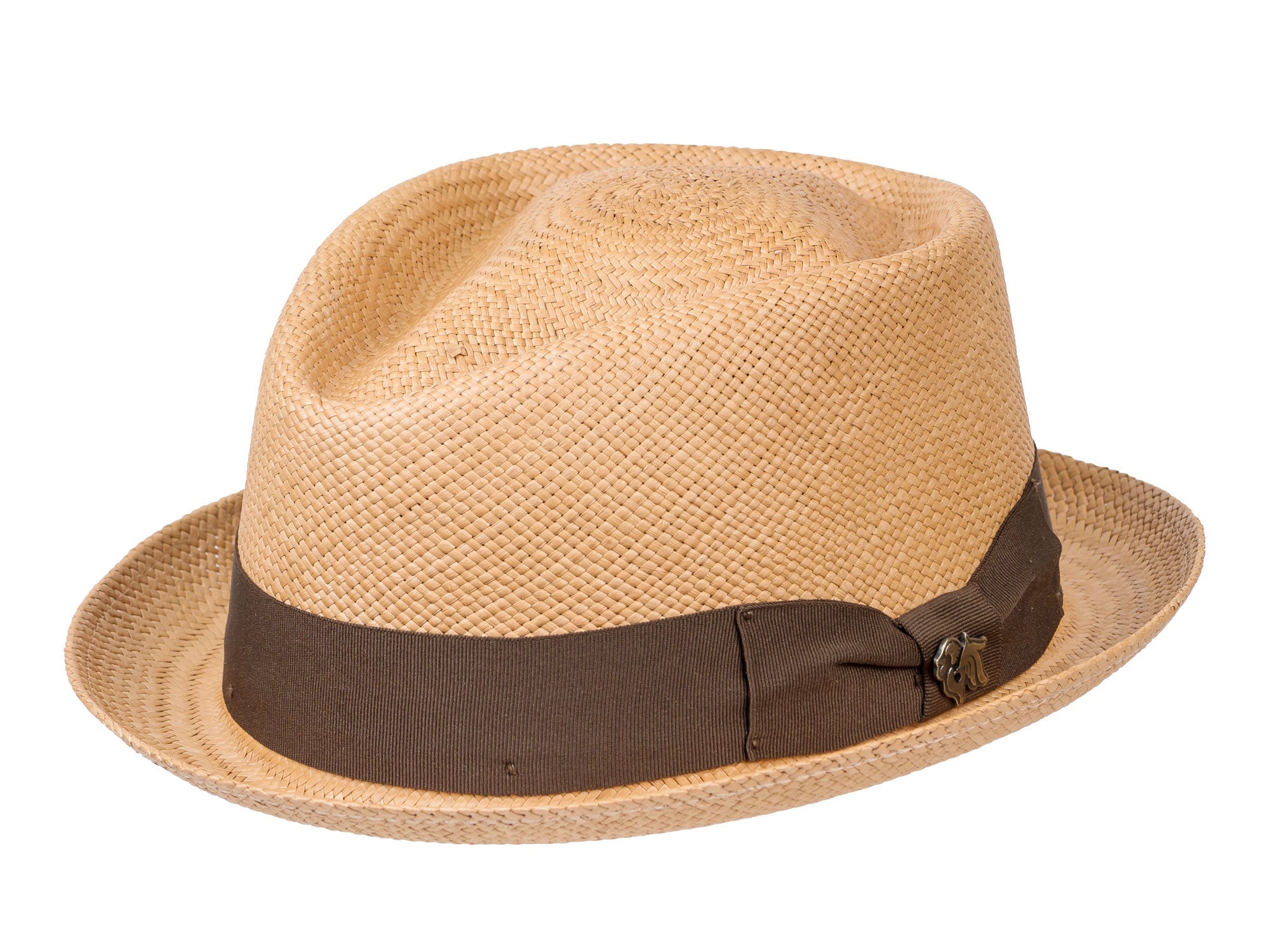 Diamond Trilby Panama Hat - Handwoven