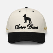 BT Silhouette Cap Señor Brims - Creme and Black front view