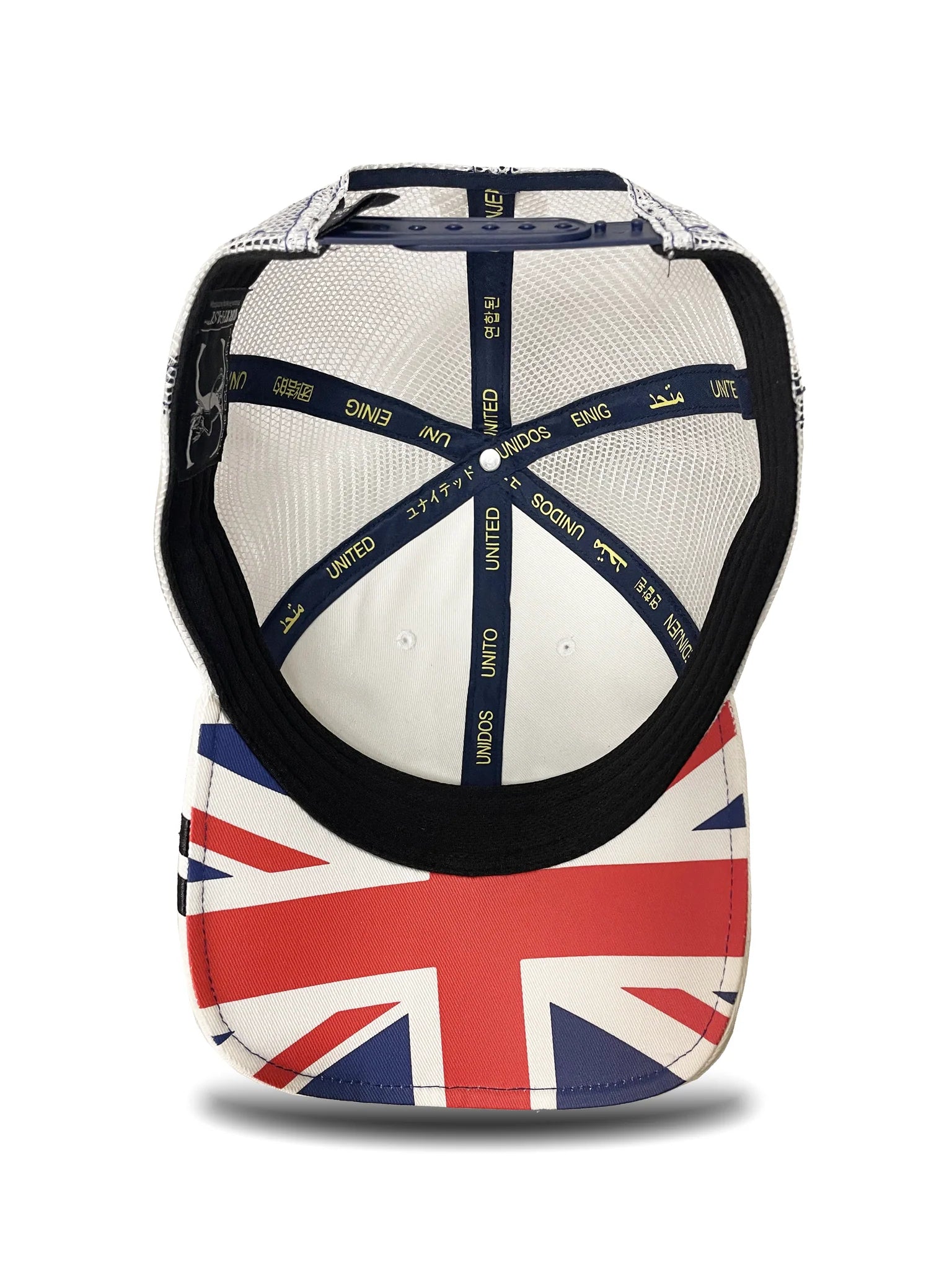 Three Lions Great Britain 2026 World Cup Trucker Hat - Close Up