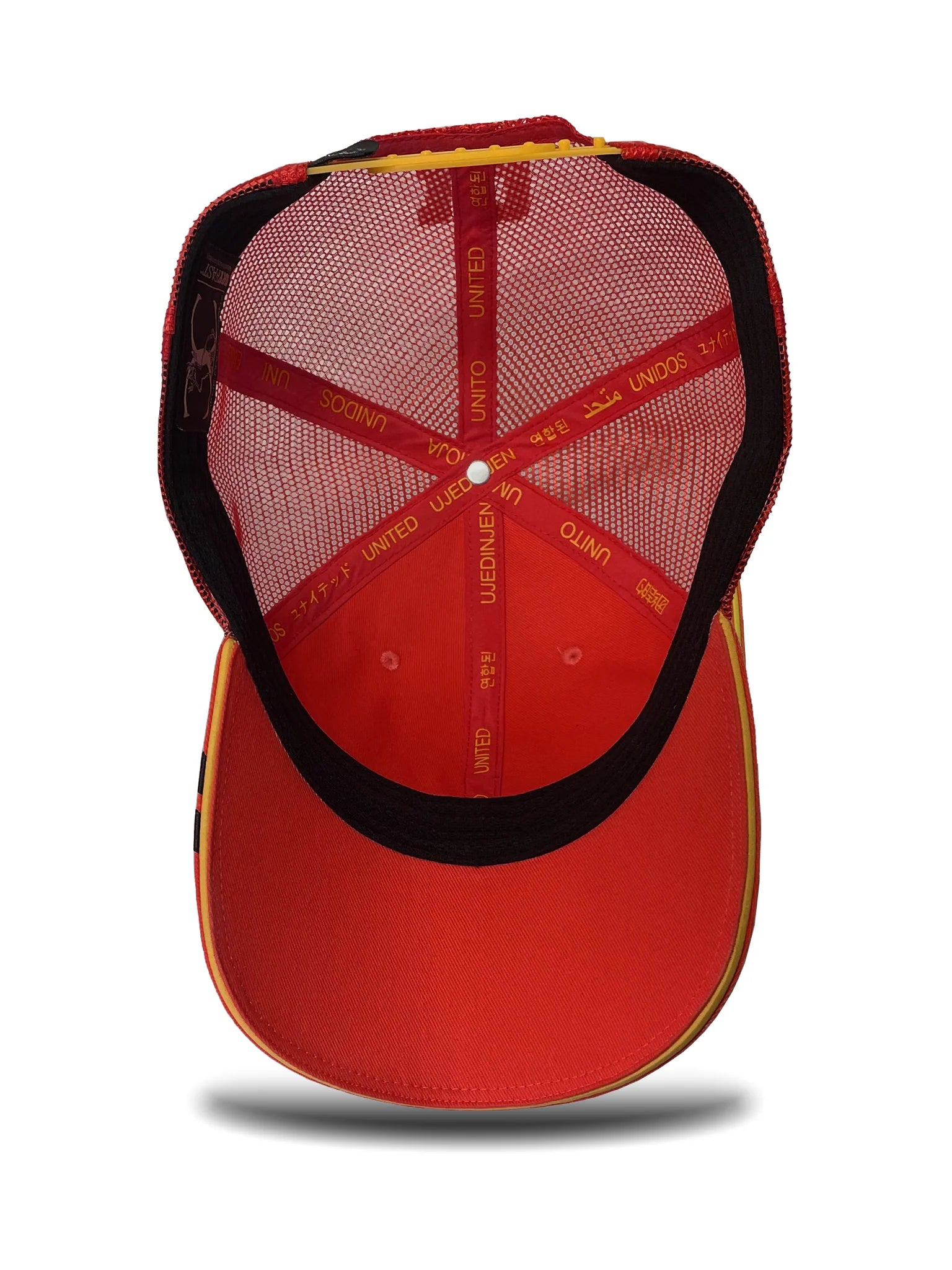 La Furia Roja Spain 2026 World Cup Trucker Hat - Close Up