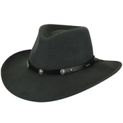 Bailey Wild Flush - Eddy Bros Wool Soft Felt Outback Hat