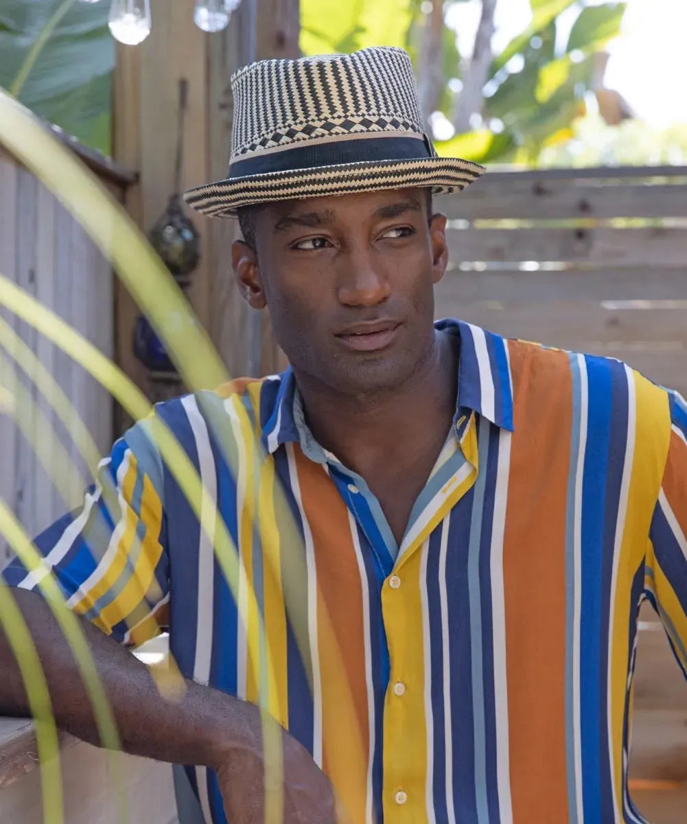 Peter Grimm Mazatlan - Straw Fedora Hat